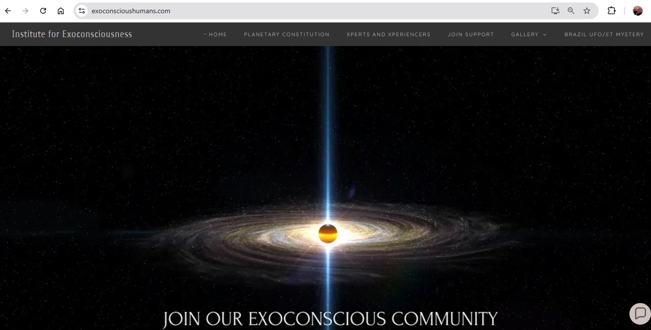Institute for Exoconsciousness: The innate human ability to connect, communicate, and co-create with ETs multidimensional, spiritual beings alien encounter website